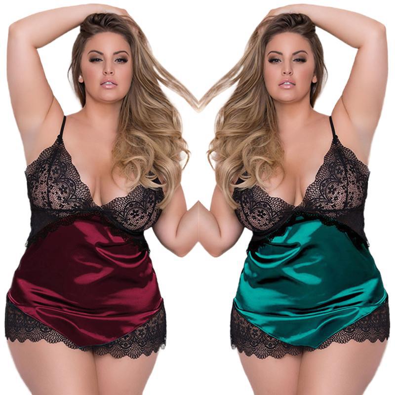 Lace Trim Cami - Babydoll Lingerie for Women Nightgowns Lace