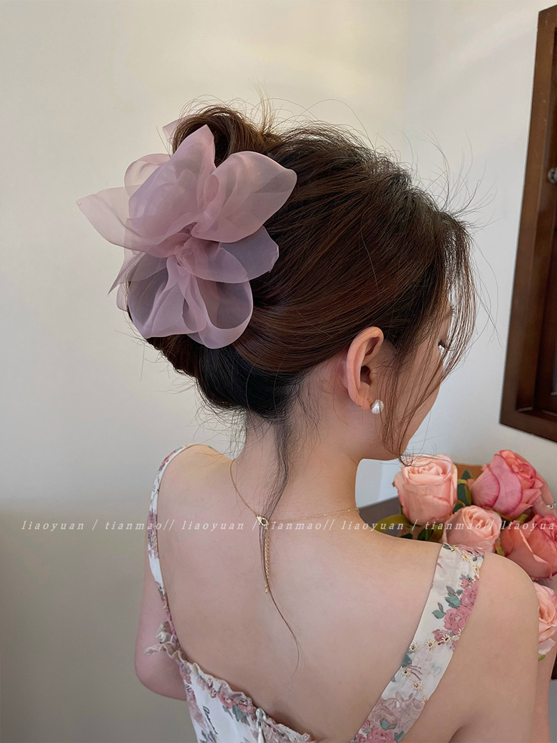 Korea Sweet Big Bow Tulle Hair - Women'S Fashion Korea review and price