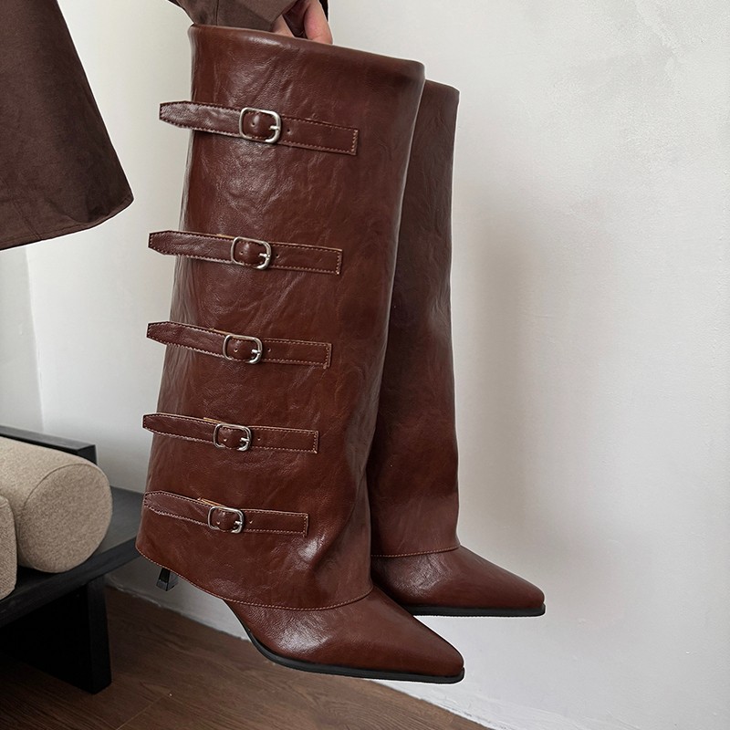 New Autumn Winter Pointed Toe  - Women'S Fashion Knee High Boots review and price
